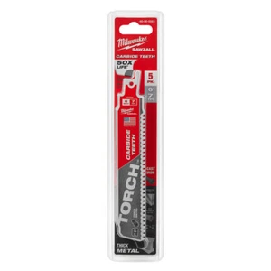 5pk. Milwaukee 48-00-5501 6 inch 7TPI TORCH Metal Cutting Sawzall Blades Carbide - Picture 1 of 1