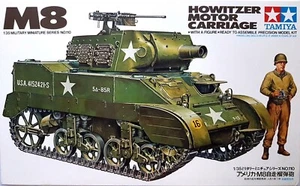 Tamiya 35110 Howitzer Motor Carriage M8 1:35 Neu, Bauteile versiegelt - Bild 1 von 2