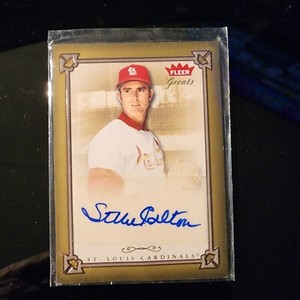 2004 Fleer Greats of the Game Steve Carlton Auto Card- Card # GBA-SC- HOF!