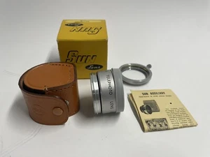Vintage Sun Optics Aux Weitwinkelobjektiv Modell C mit Ledertasche - Made in Japan - Bild 1 von 4