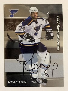 2001-02 BAP Be A Player Signature Series Autograph Reed Low Auto #145