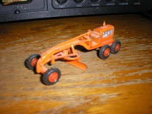 Vintage 3 7/8” long Zelmax Cat Caterpillar No 8102 Orange Road Grader Free SHIP - Picture 1 of 6