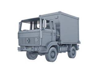MODERN FRENCH - RENAULT TRUCK TRM 2000 SHELTER - 1/56 1/72 1/87 1/100 3D PRINTED - Picture 1 of 5