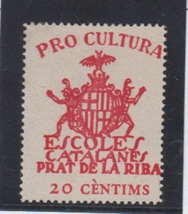 PRAT DE LA RIBA ( LÉRIDA).  EDIFIL NO CATALOGADO - Imagen 1 de 2