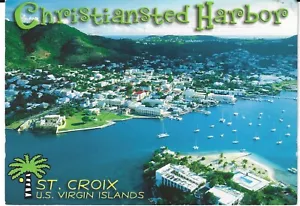 Christiansted Harbor, St. Croix, U.S. Virgin Islands 2010 used card - Picture 1 of 2