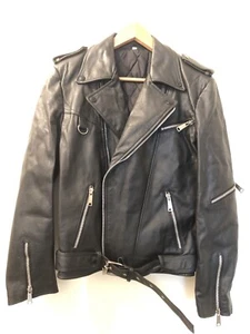Coole Damen Echtleder-Jacke, Biker Style, Gr. 38 /40 (IT 46) ✨ Top-Qualität ✨ - Bild 1 von 4