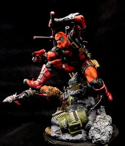Deadpool Resin Statue Pro Painted 1/6 Scale - Made To Order - Picture 1 of 12