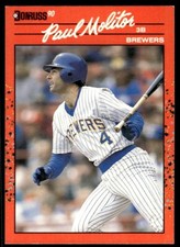 1990 Donruss Paul Molitor Milwaukee Brewers #103