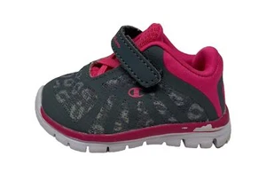 Champion Baby/Toddler Girl's Gray and Pink Athletic Shoe Size 2W - Picture 1 of 7