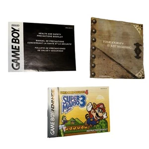Super Mario Bros 3 instruction booklet For Game Boy Advance SP And Extras - Picture 1 of 14