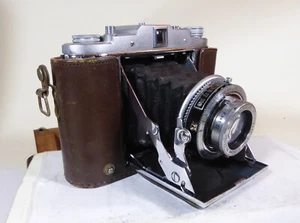 Rare 1950’s Shoei Ruvinal 120 Mod III 6x6 & 4.5 x 6 Format Film Camera + Case - Picture 1 of 14