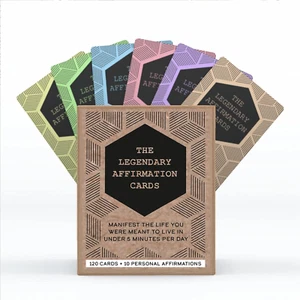 LEGENDARY LIFE Positive Affirmation Cards 120 Daily Motivational Cards ~ New - Picture 1 of 6