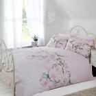 Blush Pink Duvet Covers Eloise Floral Blossom Easy Care Quilt Cover Bedding Set