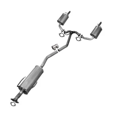 Resonator Pipe Muffler Exhaust System Kit fits: 2003-2008 Mazda 6 2.3L Non-Turbo - Image 1 of 4