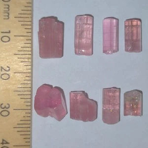 Pink Tourmaline Elbaite rough natural loose raw gemstones bundle lot 21.3ct - Picture 1 of 5