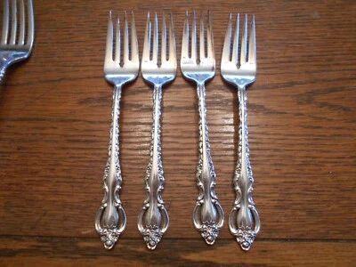 4 tenedores de ensalada o postre International Deep Silver 1969 con patrón COUNTESS 7467 Foto 1 de 3