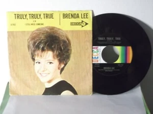 Brenda Lee,Decca 31762,"Truly,Truly,True"US,7"45 with P/S,1962 country rock, M- - Picture 1 of 1