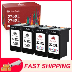 PG-275XL CL-276XL Ink Cartridge for Canon 275XL 276XL PIXMA TR4720 TS3500 Lot - Picture 1 of 10