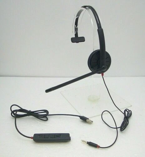 Plantronics Blackwire 300DA Mono USB-A PC Computer Desktop Laptop Headset C315.1 - Bild 1 von 1