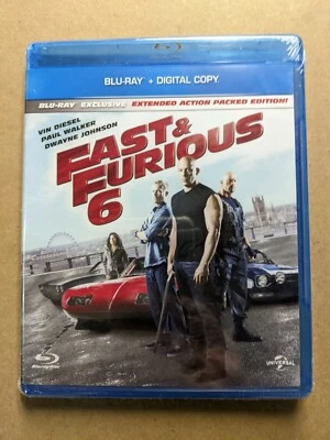 Fast & Furious 6 Extended Blu-ray / Digital  alternative cover New - Image 1 of 2