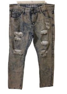 True Rock Herrenjeans Distressed Acid gewaschen Größe 36x30 - Bild 1 von 7