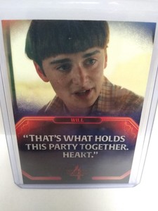 2023 Zerocool STRANGER THINGS: SEASON 4 *WILL*❤️ (Card No. Q-18)🔥