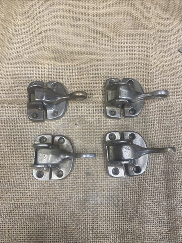 Antique Vintage Window Sash Locks with Catches steel Hardware Lot of 4 Cover