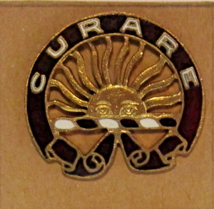 Pre-WW2 US Army RA DI DUI Crest Pin 11th Medical Regiment (later 24th Bn) SB NSM - Picture 1 of 2