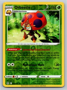 Tarjeta Pokémon Orbeetle 020/196 Holograma Inverso Origen Perdido - Casi Nueva - Imagen 1 de 2