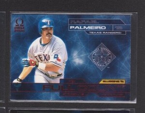 2000 PACIFIC OMEGA FULL COUNT TIERS GOLD FOIL PROOF #27 RAFAEL PALMEIRO /10 1/1
