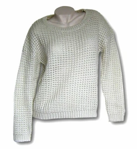 B.C. Best Connections  Pullover  Gr 40 42 M 44 46 L  Perlfang  offwhite ecru neu - Bild 1 von 3