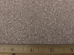 Braun auf Elfenbein Mini-Druck von St. Nicole Designs für Benartex/3yds./Neu, 100 % Baumwolle - Bild 1 von 2