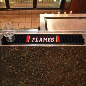 NHL - Calgary Flames Bar Drink Mat - 3.25in. x 24in. - Picture 1 of 5