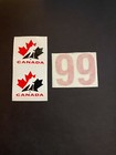 Replicated Jofa VM Helmet 225 & 235 51 Model Stickers Gretzky Team Canada Nagano