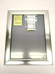 Alpina FF-ST 1.25" FlipUp Silver Front Load Frame 8.5" x 11" - Picture 1 of 5