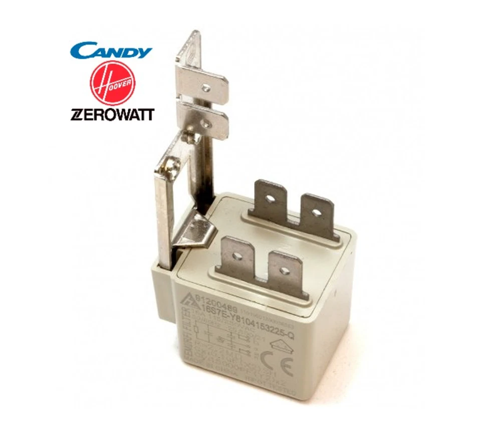 CONDENSATORE FILTRO ANTIDISTURBO PER LAVATRICE ORIGINALE CANDY CY91200489 LV 423 - Immagine 1 di 1