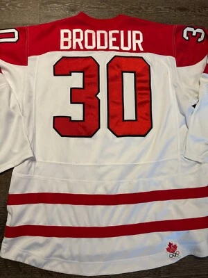 Camiseta roja del equipo Canadá 2010 Juegos Olímpicos de Vancouver Martin Brodeur talla XL Nike Hockey Foto 1 de 4