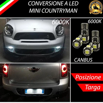 COPPIA LUCI DI POSIZIONE + COPPIA LUCI TARGA 5 LED CANBUS MINI COUNTRYMAN - Immagine 1 di 3