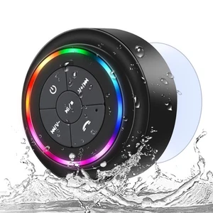 Bluetooth Shower Speaker, Portable Bluetooth Wireless Waterproof Speaker for ... - Picture 1 of 8