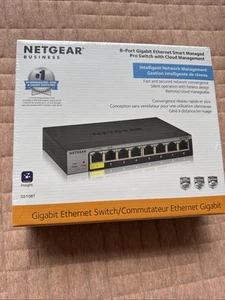 NETGEAR GS108T300NAS Gigabit Ethernet Smart Switch with Cloud Management - Picture 1 of 3