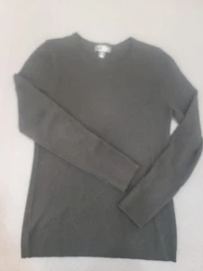 Morgan Taylor Pullover Damen Small Schwarz 100% Kaschmir Rundhals Pulli Strick - Bild 1 von 11