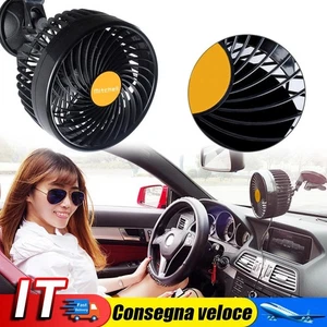 Ventola di raffreddamento automatica regolabile con circolatore d\'aria 12/24 V - Afbeelding 1 van 10