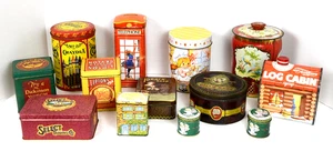 Vintage Lot of 13 Advertising Tins House of Lloyd Horner England Churchills - Picture 1 of 19