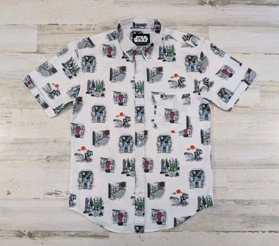 Camisa RSVLTS X Star Wars para hombre pequeña Stay Off Target abotonada Foto 1 de 4