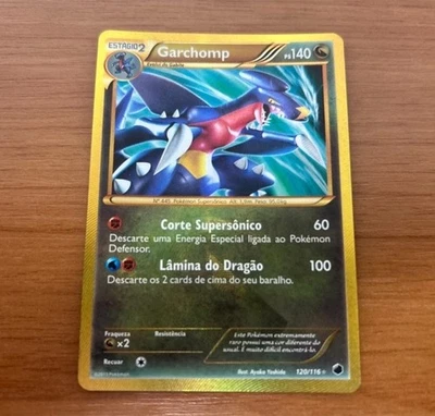 Pokemon Garchomp Holo Card 120 Secret Rare Plasma Freeze BZ LP - Image 1 of 4