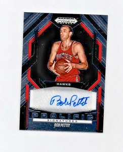 BOB PETTIT - 2024-25 Panini Prizm Negro - Prolífico AUTO #PS-BOB - St Louis Hawks - Imagen 1 de 2