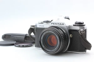 [Fast neuwertig] Pentax ME analoge Spiegelreflexkamera 35 mm silber SMC Pentax M 50 mm f1,7 JAPAN - Bild 1 von 13