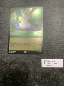 Disney Lorcana Duchess Elegant Feline Archazia's Island 112/204 Uncommon FOIL NM - Picture 1 of 2