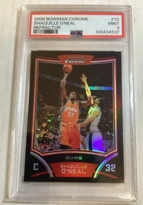 2008-09 Bowman cromo Shaquille O'Neal #32 refractor #126/499 PSA 9 - Imagen 1 de 2