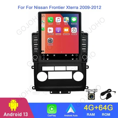 64 GB para Nissan Frontier Xterra 2009-14 Android 13 Carplay coche radio estéreo GPS Foto 1 de 4